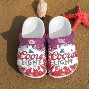 Coors Light Crocs Crocband Clog Comfortable Water Shoes In Purple BCL1706