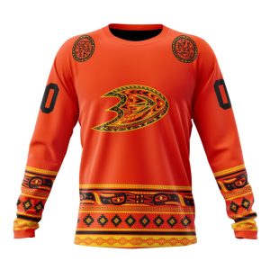 Custom NHL Anaheim Ducks Specialized National Day For Truth And Reconciliation Unisex Sweatshirt SWS997