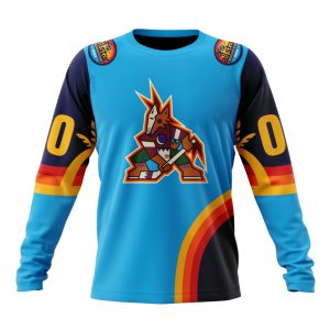 Custom NHL Arizona Coyotes Special All-Star Game Atlantic Ocean Unisex Sweatshirt SWS1000