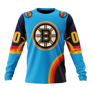 Custom NHL Boston Bruins Special All-Star Game Atlantic Ocean Unisex Sweatshirt SWS1007