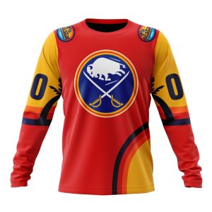 Custom NHL Buffalo Sabres Special All-Star Game Florida Sunset Unisex Sweatshirt SWS1015
