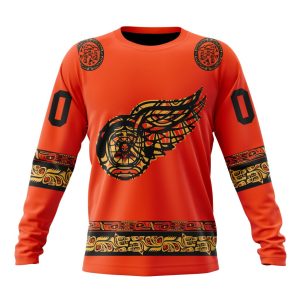 Custom NHL Detroit Red Wings Specialized National Day For Truth And Reconciliation Unisex Sweatshirt SWS1065