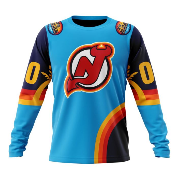 Custom NHL New Jersey Devils Special All-Star Game Atlantic Ocean Unisex Sweatshirt SWS1105