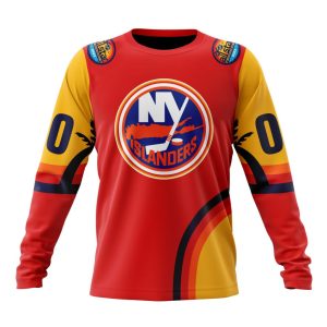 Custom NHL New York Islanders Special All-Star Game Florida Sunset Unisex Sweatshirt SWS1113