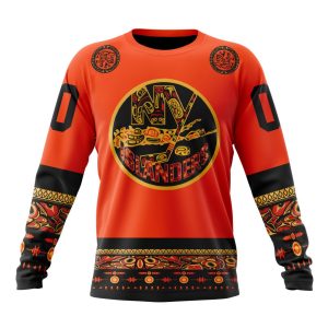 Custom NHL New York Islanders Specialized National Day For Truth And Reconciliation Unisex Sweatshirt SWS1116