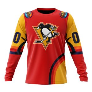 Custom NHL Pittsburgh Penguins Special All-Star Game Florida Sunset Unisex Sweatshirt SWS1139