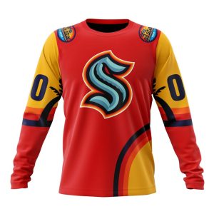 Custom NHL Seattle Kraken Special All-Star Game Florida Sunset Unisex Sweatshirt SWS1153