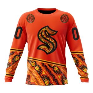 Custom NHL Seattle Kraken Specialized National Day For Truth And Reconciliation Unisex Sweatshirt SWS1156