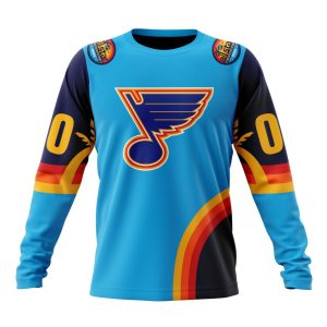 Custom NHL St. Louis Blues Special All-Star Game Atlantic Ocean Unisex Sweatshirt SWS1161