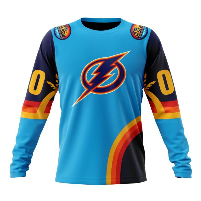Custom NHL Tampa Bay Lightning Special All-Star Game Atlantic Ocean Unisex Sweatshirt SWS1168