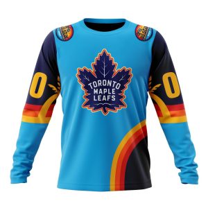 Custom NHL Toronto Maple Leafs Special All-Star Game Atlantic Ocean Unisex Sweatshirt SWS1175
