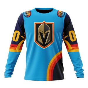 Custom NHL Vegas Golden Knights Special All-Star Game Atlantic Ocean Unisex Sweatshirt SWS1185