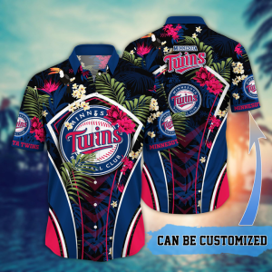 Customized Minnesota Twins MLB Flower Summer Tropical Hawaiian Shirt HWS0574
