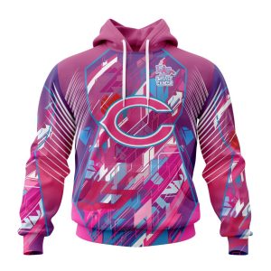 Customized NFL Chicago Bears I Pink I Can Fearless Again Breast Cancer Unisex Hoodie TH0927