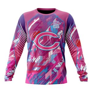 Customized NFL Chicago Bears I Pink I Can Fearless Again Breast Cancer Unisex Sweatshirt SWS064