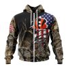 Customized NFL Cincinnati Bengals Special Camo Realtree Hunting Unisex Zip Hoodie TZH0241