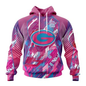 Customized NFL Green Bay Packers I Pink I Can Fearless Again Breast Cancer Unisex Hoodie TH0964