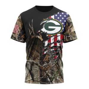 Customized NFL Green Bay Packers Special Camo Realtree Hunting Unisex Tshirt TS2820