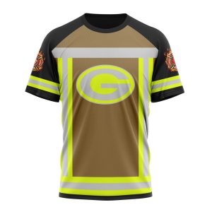 Customized NFL Green Bay Packers Special Firefighter Uniform Design Unisex Tshirt TS2821