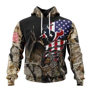 Customized NFL Houston Texans Special Camo Realtree Hunting Unisex Hoodie TH0972