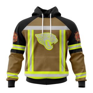 Customized NFL Jacksonville Jaguars Special Firefighter Uniform Design Unisex Hoodie TH0985
