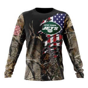 Customized NFL New York Jets Special Camo Realtree Hunting Unisex Sweatshirt SWS181