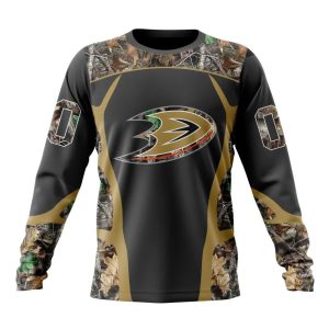 Customized NHL Anaheim Ducks Special Camo Hunting Design Unisex Sweatshirt SWS1227