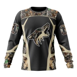 Customized NHL Arizona Coyotes Special Camo Hunting Design Unisex Sweatshirt SWS1240