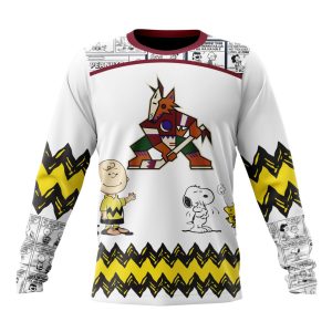 Customized NHL Arizona Coyotes Special Snoopy Design Unisex Sweatshirt SWS1244