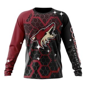 Customized NHL Arizona Coyotes Specialized Design With MotoCross Style Unisex Sweatshirt SWS1247