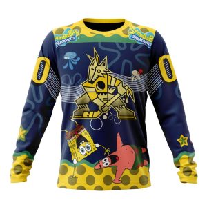 Customized NHL Arizona Coyotes Specialized Jersey With SpongeBob Unisex Sweatshirt SWS1248