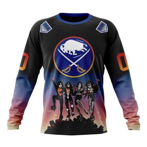 Customized NHL Buffalo Sabres X KISS Band Design Unisex Sweatshirt SWS1275