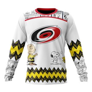 Customized NHL Carolina Hurricanes Special Snoopy Design Unisex Sweatshirt SWS1295