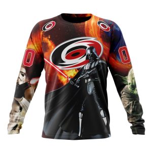 Customized NHL Carolina Hurricanes Specialized Darth Vader Star Wars Unisex Sweatshirt SWS1296