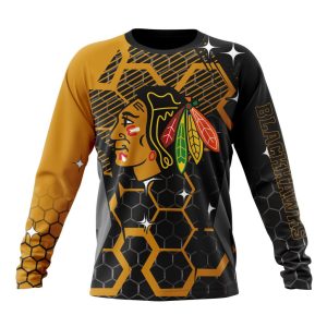 Customized NHL Chicago BlackHawks Specialized Design With MotoCross Style Unisex Sweatshirt SWS1311