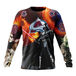 Customized NHL Colorado Avalanche Specialized Darth Vader Star Wars Unisex Sweatshirt SWS1322
