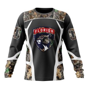 Customized NHL Florida Panthers Special Camo Hunting Design Unisex Sweatshirt SWS1381