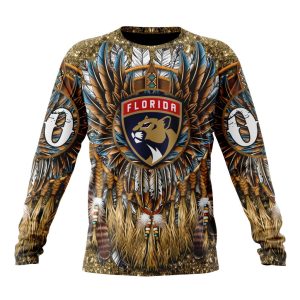 Customized NHL Florida Panthers Special Native Costume Design Unisex Sweatshirt SWS1383