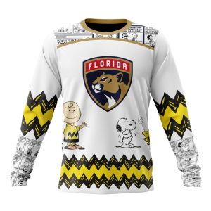 Customized NHL Florida Panthers Special Snoopy Design Unisex Sweatshirt SWS1385