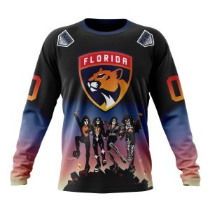 Customized NHL Florida Panthers X KISS Band Design Unisex Sweatshirt SWS1390
