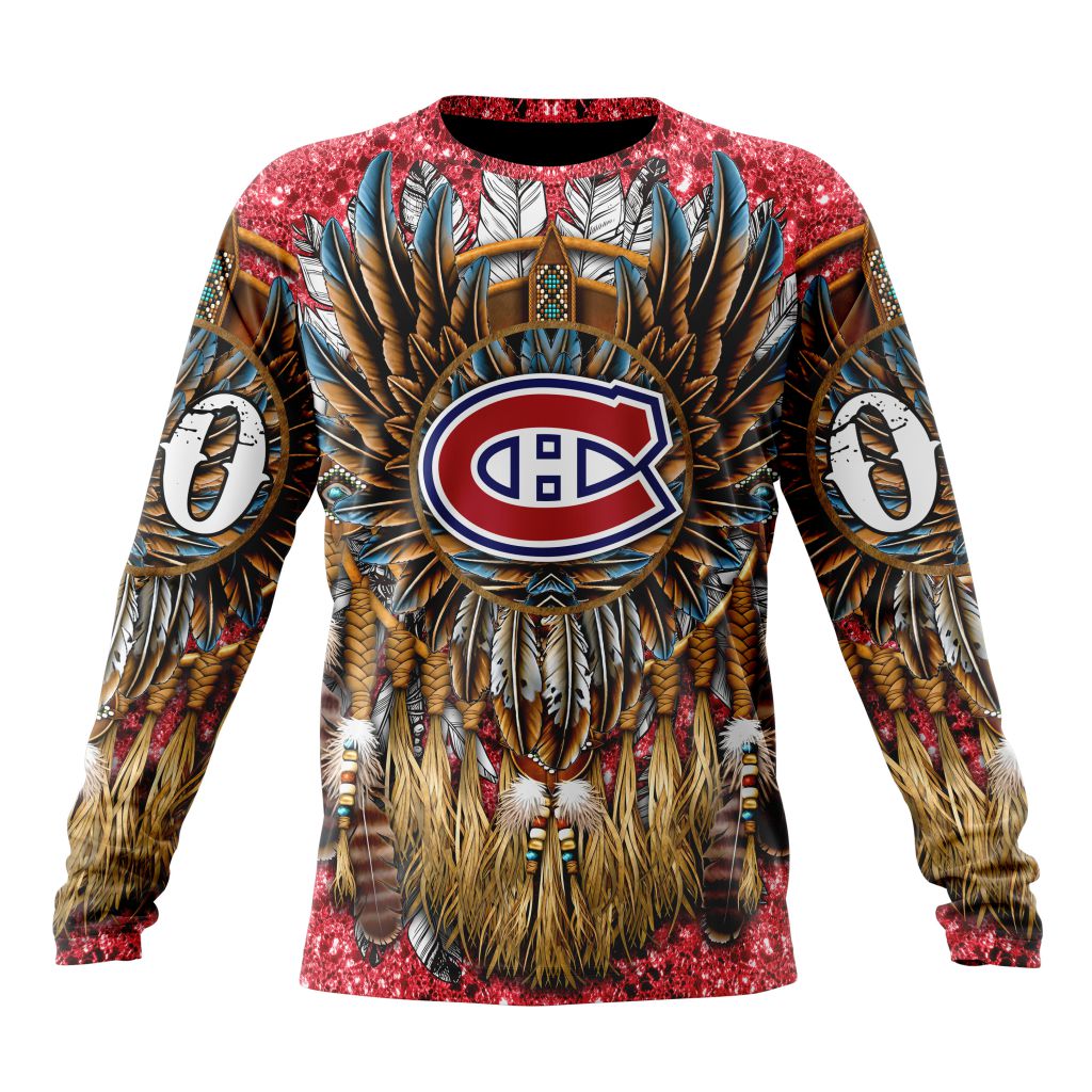 Customized NHL Montreal Canadiens Special Native Costume Design Unisex ...