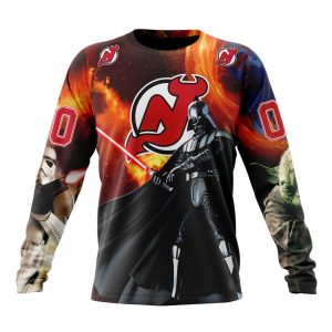 Customized NHL New Jersey Devils Specialized Darth Vader Star Wars Unisex Sweatshirt SWS1450