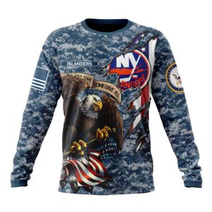 Customized NHL New York Islanders Honor US Navy Veterans Unisex Sweatshirt SWS1457