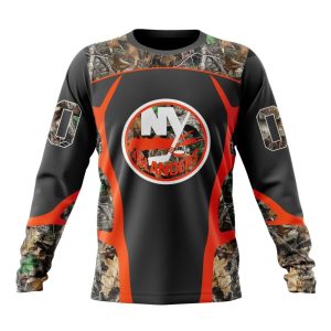 Customized NHL New York Islanders Special Camo Hunting Design Unisex Sweatshirt SWS1458
