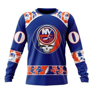 Customized NHL New York Islanders Special Grateful Dead Skull Unisex Sweatshirt SWS1459