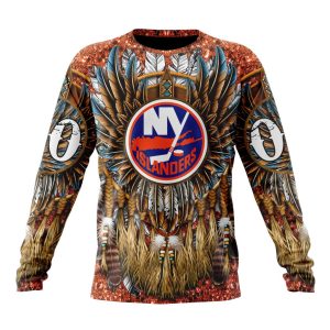 Customized NHL New York Islanders Special Native Costume Design Unisex Sweatshirt SWS1460