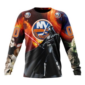 Customized NHL New York Islanders Specialized Darth Vader Star Wars Unisex Sweatshirt SWS1463