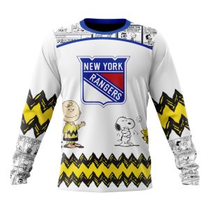 Customized NHL New York Rangers Special Snoopy Design Unisex Sweatshirt SWS1475