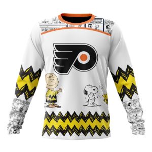 Customized NHL Philadelphia Flyers Special Snoopy Design Unisex Sweatshirt SWS1500