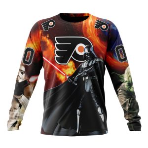 Customized NHL Philadelphia Flyers Specialized Darth Vader Star Wars Unisex Sweatshirt SWS1501
